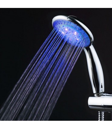 LED Душ слушалка светеща в 3 различни цвята - 808