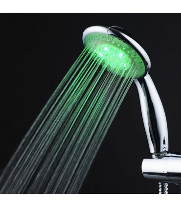 LED Душ слушалка светеща в 3 различни цвята - 808