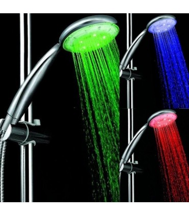 LED Душ слушалка светеща в 3 различни цвята - 808