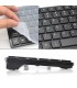 Комплект безжична клавиатура и мишка Wireless keyboard, Силиконово покритие, Черно и бяло