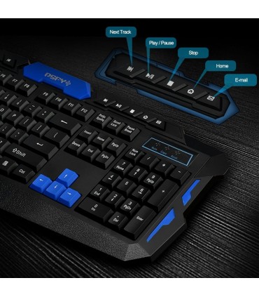 Безжична гейм клавиатура и мишка HK8100