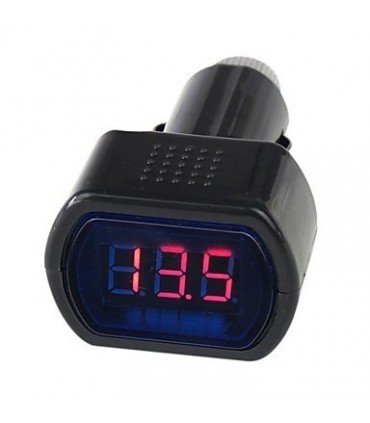 Дигитален Волтметър за автомобил или камион , 12V-24V Черен
