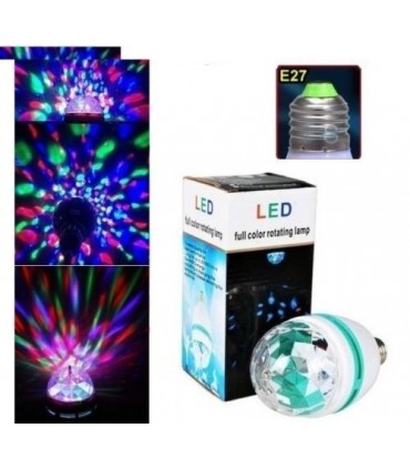 Въртяща се диско крушка Е27