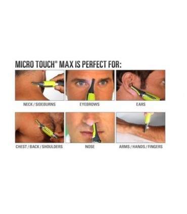 Мултифункционален тример за тяло нос уши - Micro TouchMax