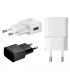 Мрежово зарядно 5V / 2A 220V, 1 x USB, бяло и черно