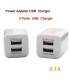 Двойно USB зарядно, 2.1А + 1А