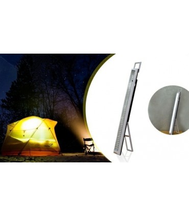 YT-928 - аварийна, акумулаторна, LED лампа, 92 диода, дистанционно управление