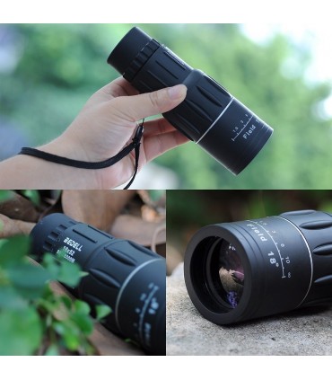 Компактен монокъл с водоустойчив корпус 16x52