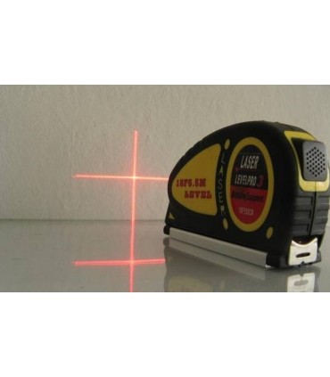 Лазерен нивелир с ролетка за прецизно измерване