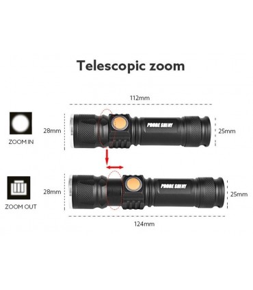 МОЩЕН АКУМУЛАТОРЕН ФЕНЕР С USB ЗАРЕЖДАНЕ