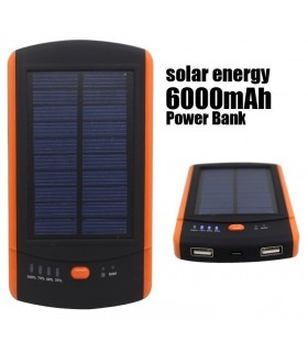 Външна соларна батерия /power bank/ 6000mAh