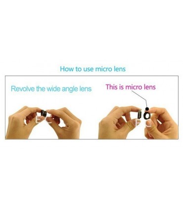 Универсален обектив за мобилен телефон 3 в 1