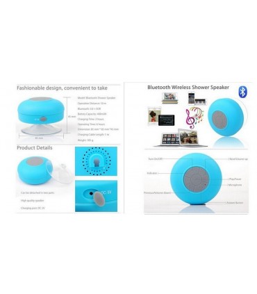 Водоустойчива Блутут Колонка за баня басейн плаж Speaker Bluetooth