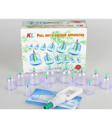 Вендузи за антицелулитен масаж и вакуумна терапия Dmr, 6 и 12 бр