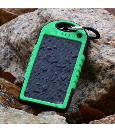 Водоустойчиво зарядно Соларна Външна Батерия Power Bank 5000 mAh