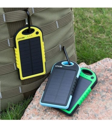 Водоустойчиво зарядно Соларна Външна Батерия Power Bank 5000 mAh