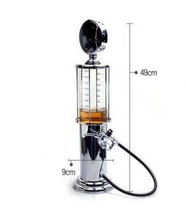 ДИСПЕНСЪР ЗА НАПИТКИ С РЕТРО ДИЗАЙН НА БЕНЗИНОВА КОЛОНКА