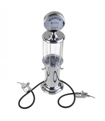 ДИСПЕНСЪР ЗА НАПИТКИ С РЕТРО ДИЗАЙН НА БЕНЗИНОВА КОЛОНКА