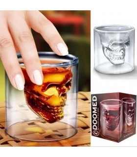 УНИКАЛНА СТЪКЛЕНА ЧАША ЧЕРЕП