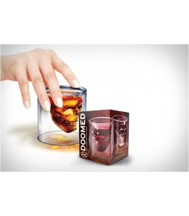 УНИКАЛНА СТЪКЛЕНА ЧАША ЧЕРЕП