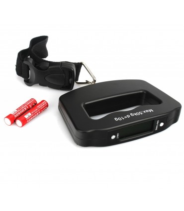 Ръчен електронен кантар за багаж с кука до 50 кг