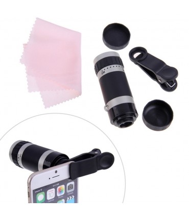 Телескоп за мобилен телефон с 8 х оптично увеличение