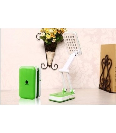 Сгъваема настолна лампа 24 LED с чупещо рамо, акумулаторна