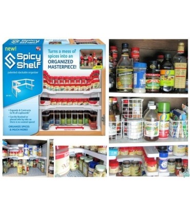 Spicy Shelf Органайзер с Рафтове за Шкафове