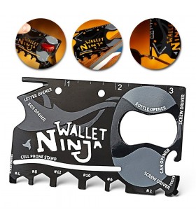 Wallet ninja 18 в 1 мултифункционален инструмент за портфейл