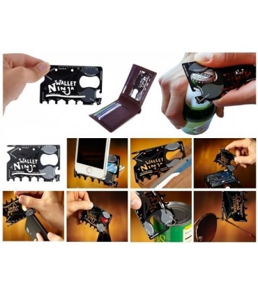 Wallet ninja 18 в 1 мултифункционален инструмент за портфейл