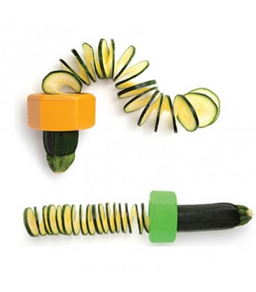 Бърза и ефективна белачка-ренде за красиви спирали от краставици, моркови и други