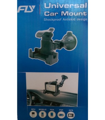 Универсална стойка за мобилни устройства за закрепяне в автомобилa - за стъкло и за парното