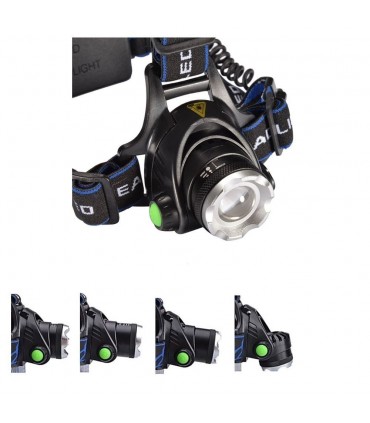 Челник за глава LED Headlamp Zoom фокус с акумулаторни батерии
