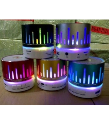 Мини BLUETOOTH LED колонка, USB, SD, Radio