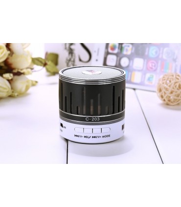 Мини BLUETOOTH LED колонка, USB, SD, Radio