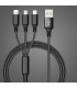 Комбиниран USB кабел за зарядно 3 в 1