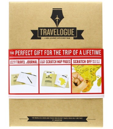 Дневник на Пътешественика Travelogue със Скреч Карти