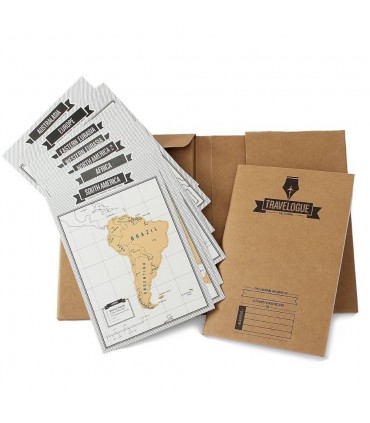 Дневник на Пътешественика Travelogue със Скреч Карти