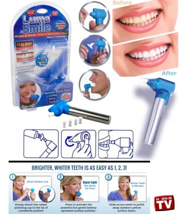 Система за премахване на петната и полиране на зъбите Luma Smile