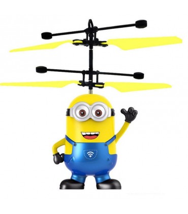 Летящ миньон играчка Despicable, тип детски дрон със сензор за препятствия и презареждаема батерия
