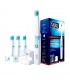 Комплект Електрическа Четка за Зъби с 3 Глави Kemei Tops