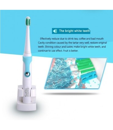 Комплект Електрическа Четка за Зъби с 3 Глави Kemei Tops