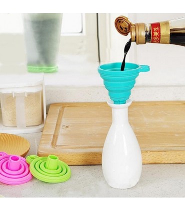 Сгъваема силиконова фуния