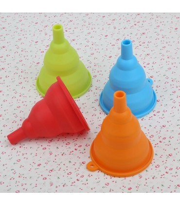 Сгъваема силиконова фуния