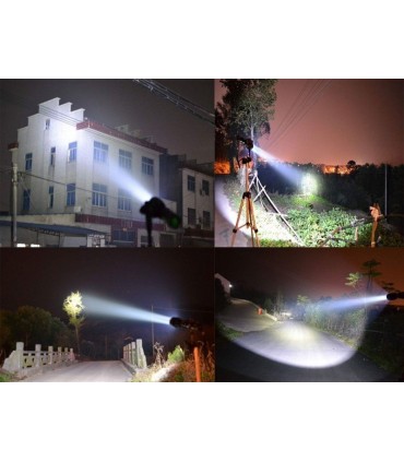 Мощен лед фенер лов мек бърз спусък стойка оръжие въздушна ловна пушка