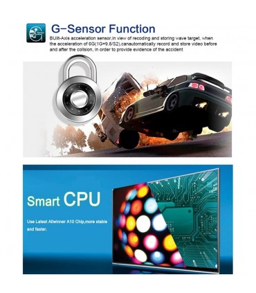 Видеорегистратор огледало с допълнителна камера за задно виждане