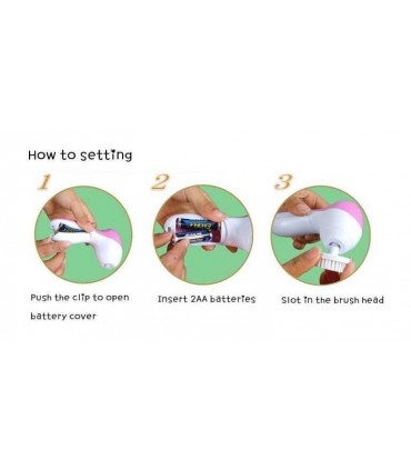 Spa четка за почистване на лице 5 в 1