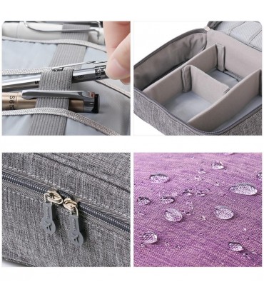 Двуслойна чанта за организиране на пътнически кабели