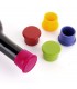 Силиконови цветни тапи за бутилки