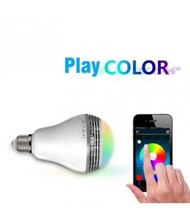 MiPow LED Light and Bluetooth Speaker - безжичен спийкър и осветителна крушка за мобилни устройства